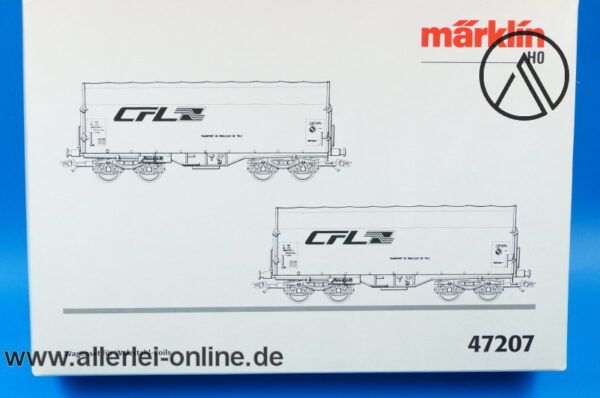 Märklin H0 | 47207 Wagenset für Walzstahl-Coils ,2 tlg. | CFL Cargo Güterwagenset mit OVP