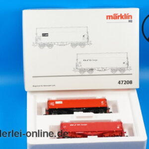 Märklin Spur H0 | 47208 Wagenset für Walzstahl-Coils ,2 tlg. | NS Cargo Güterwagenset in OVP