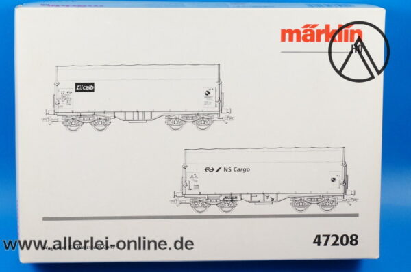 Märklin Spur H0 | 47208 Wagenset für Walzstahl-Coils ,2 tlg. | NS Cargo Güterwagenset mit OVP