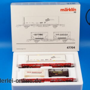 Märklin Spur H0 | 47704 Containerwagen-Set Rotterdam der NS | Güterwagen-Set mit OVP