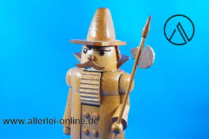 Nachtwächter Nussknacker | Nusszange | mit Laterne und Hellebarde | 30 cm