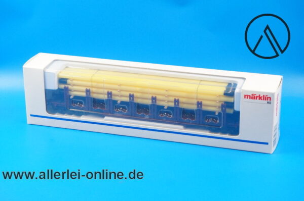 Märklin Spur H0 | 47713 Rungenwagen ,beladen mit Gasröhren | Güterwagen der DB