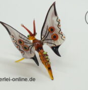 Buntes Glastier | Schmetterling | Vintage Glasfigur | Glaskunst Skulptur