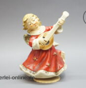 Goebel Engel Spieluhr | Engelfigur mit Mandoline | 17 cm | Stille Nacht