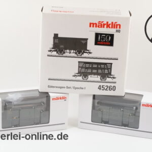 Märklin Spur H0 | 45260 Epoche I Güterwagen-Set 2 tlg. der K.Bay.Sts.B. in OVP