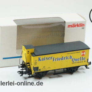 Märklin Spur H0 | 4890 Kühlwagen mit Bremserhaus | Kaiser Friedrich Quelle mit OVP