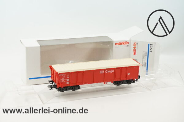 Märklin Spur H0 | 47262 DB Cargo Rolldachwagen | 4-Achsiger Güterwagen mit OVP