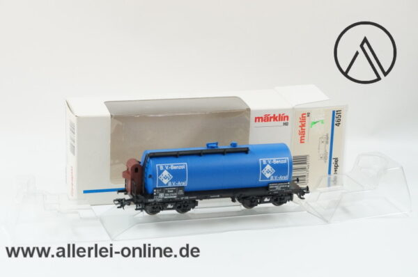 Märklin Spur H0 | 46511 B.V. Benzol ARAL Kesselwagen mit Bremserhaus | 4-Achsiger Güterwagen mit OVP