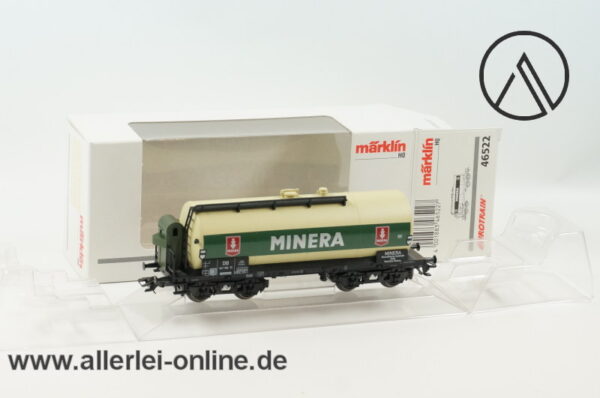 Märklin Spur H0 | 46522 MINERA Kesselwagen mit Bremserhaus | 4-Achsiger Güterwagen mit OVP