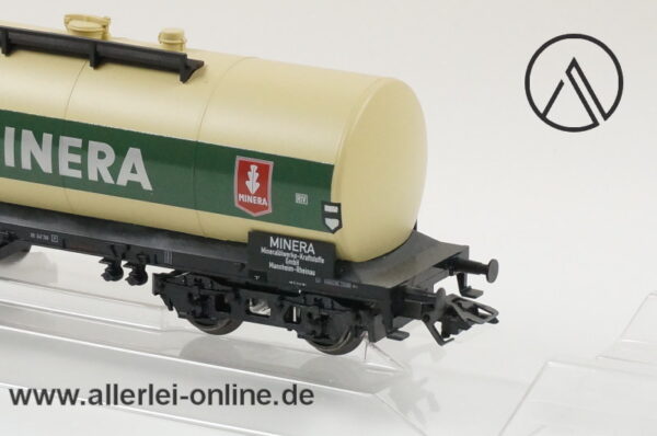 Märklin Spur H0 | 46522 MINERA Kesselwagen mit Bremserhaus | 4-Achsiger Güterwagen