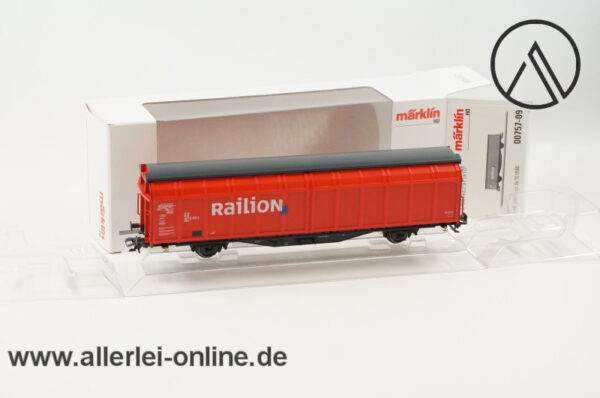 Märklin Spur H0 | 00757-09 Railion Schiebewandwagen | Güterwagen mit OVP