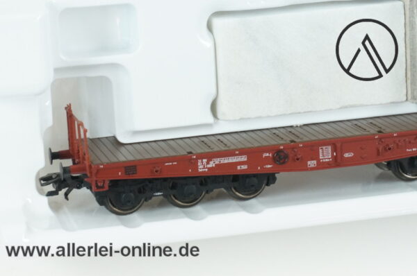 Märklin Spur H0 | 48662 Schwerlast-Flachwagen mit Carrara-Marmor | 6-Achsiger Schwerlastwagen OVP