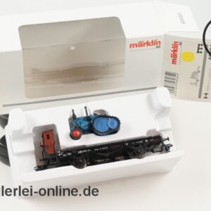 Märklin Spur H0 | 46064 Flachwagen mit Lanz HR8 Traktor | MHI Güterwagen mit OVP