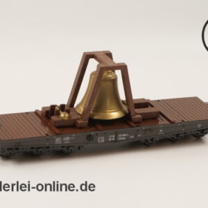 Märklin Spur H0 | 84866 Schwerlastwagen mit Glocke | 6-Achsiger Güterwagen in OVP