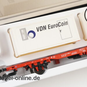 Märklin Spur H0 | 47709 Container Tragwagen | PMS 61-07 VDN EuroCoin der DB OVP