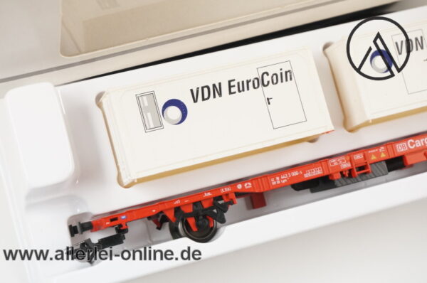 Märklin Spur H0 | 47709 Container Tragwagen | PMS 61-07 VDN EuroCoin der DB OVP