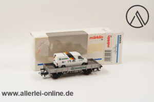 Märklin Spur H0 | 94064 Niederbordwagen mit MB Sprinter beladen | "Metabo" Güterwagen mit OVP