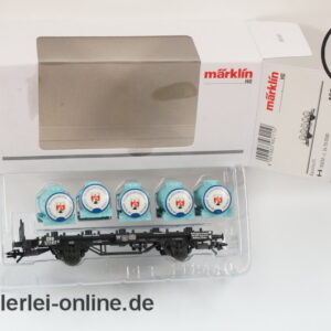 Märklin Spur H0 | 46211 Milchtransportwagen | Spezial Behälter-Tragwagen der ÖBB mit OVP