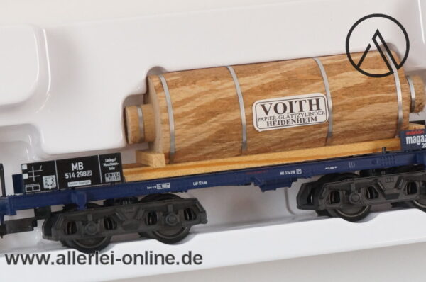 Märklin Spur H0 | 48251 Jahreswagen 2002 | Voith Papier-Glättzylinder Transport Güterwagen OVP