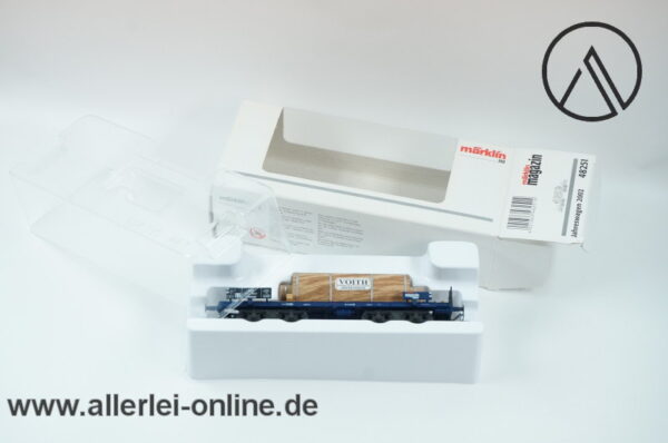 Märklin Spur H0 | 48251 Jahreswagen 2002 | Voith Papier-Glättzylinder Transport Güterwagen