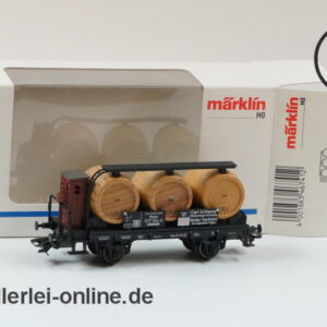 Märklin Spur H0 | 46741 Carl Schlamp Weinfasswagen mit Bremserhaus der DRG | Güterwagen Modell OVP