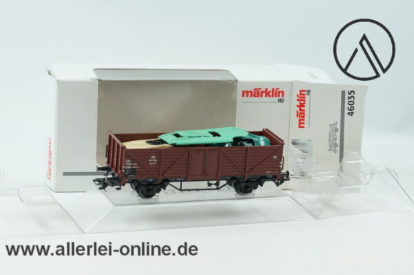 Märklin H0 | 46035 Offener Hochbordwagen mit Schrottautos beladen | Güterwagen OVP