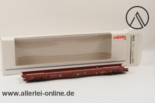 Märklin Spur H0 | 4740 Niederflurwagen | Rollende Landstraße mit OVP