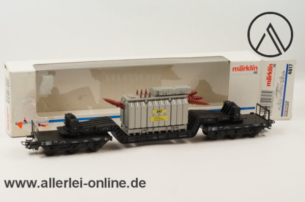 Märklin Spur H0 | 4617 Tiefladewagen mit Transformator | 6-Achs Güterwagen mit OVP