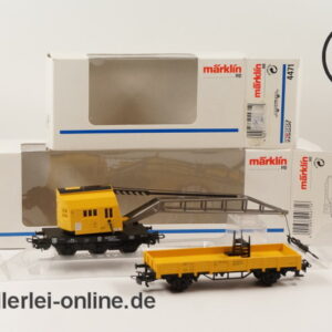 Märklin 4671 Krupp-Ardelt Kranwagen mit 4471 Schutzwagen