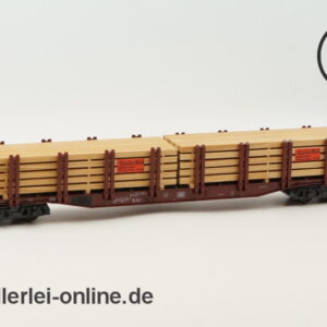 Märklin Spur H0 | 47714 Rungenwagen mit Holzbalken Beladung | Snps 719 der DB mit OVP