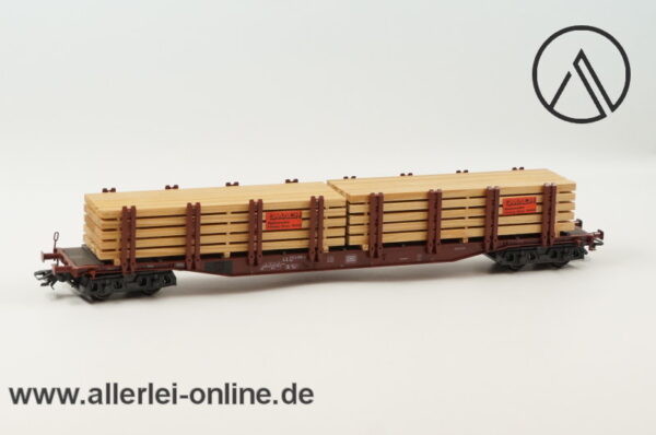 Märklin Spur H0 | 47714 Rungenwagen mit Holzbalken Beladung | Snps 719 der DB mit OVP