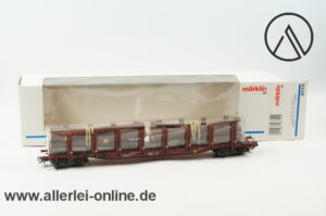 Märklin Spur H0 | 47711 Rungenwagen mit Stammholz Beladung | Snps 719 der DB OVP