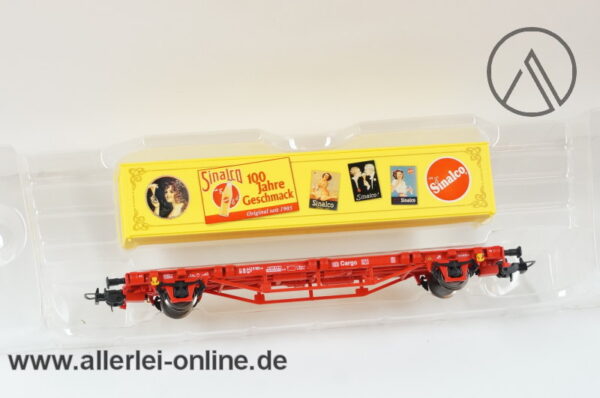 PIKO H0 54889 Container Flachwagen Lgs 579 | 100 Jahre Sinalco DB Cargo Containertragwagen mit OVP