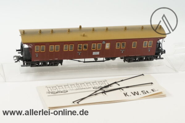 Märklin H0 | 42101 Schnellzug-Plattformwagen BCCi 2468 | 2./3.Klasse der K.W.St.E | Mit Innenbeleuchtung OVP