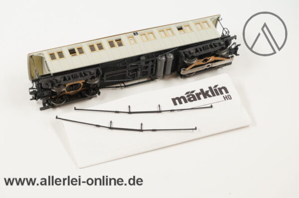 Märklin H0 | 42142 Schnellzug-Plattformwagen A75 | Arztwagen der K.W.St.E | Mit Innenbeleuchtung OVP