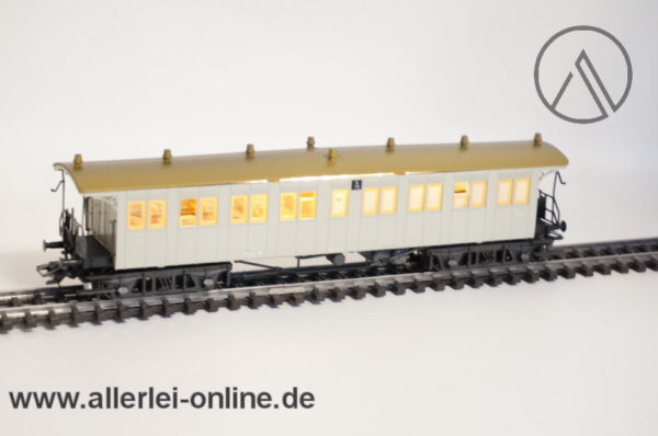 Märklin H0 | 42142 Schnellzug-Plattformwagen A75 | Arztwagen der K.W.St.E | Mit Innenbeleuchtung in OVP