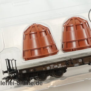 Märklin Spur H0 | 48632 Schwerlastwagen mit Schlackepfannen | SoMo 2012 | 6-Achs Flachwagen SSym 46 der DB in OVP