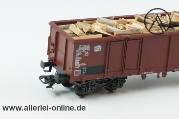 Märklin H0 | 4690 Offener Hochbordwagen mit Holzbeladung | Eaos 106 Güterwagen OVP