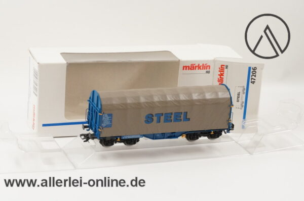 Märklin H0 | 47206 Schiebe-Planenwagen “STEEL” der ÖBB | Güterwagen OVP