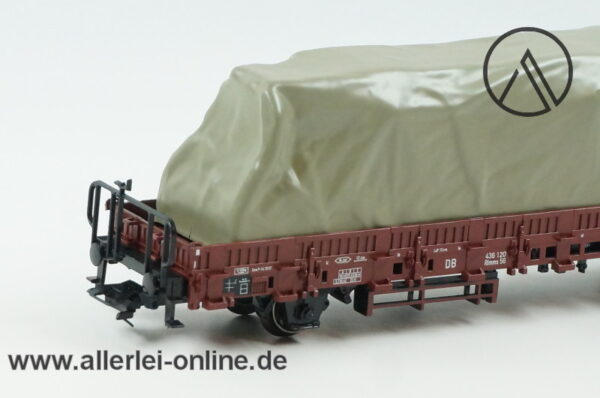 Märklin H0 | 46974 Rungenwagen mit Plane | Kbs 443 Güterwagen der DB OVP