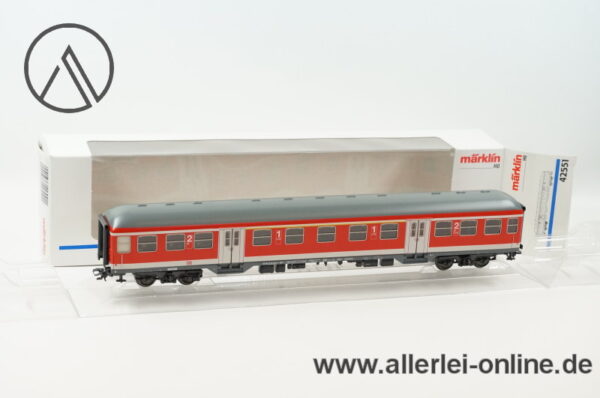 Märklin H0 | 42551 Nahverkehrswagen 50-80-31 33 472-7 Abn 417.4 | Regionalbahn 1./2.Klasse der DB OVP