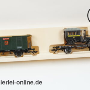 Märklin H0 4501 | PMS 63-01 Wagen-Set 2-tlg. | Württembergisches Postwagen-Set mit Oldtimer OVP