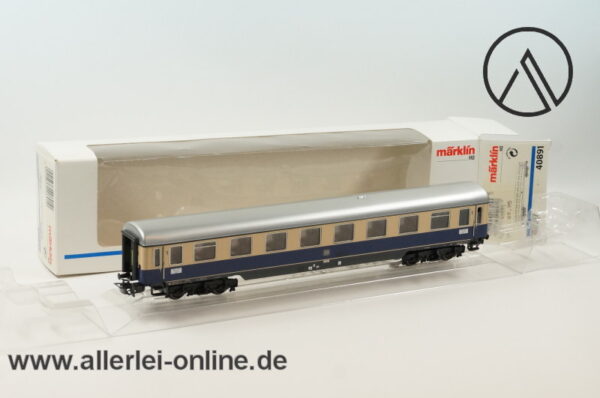 Märklin H0 | 40891 Schnellzugwagen mit Schlusslicht und Beleuchtung | Rheingold 1. Klasse Personenwagen OVP