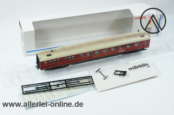 Märklin H0 | 43241 Speisewagen der DRG | Beleuchtet - Stromführende Kupplungen | WR4ü Mitropa 1215