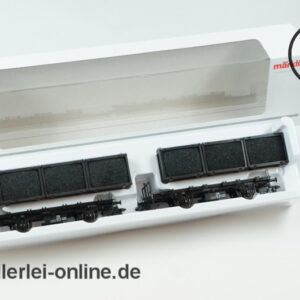 Märklin H0 | 48946 Kohle Behältertragwagen-Set | 3-tlg. Bt10 Güterwagen-Set mit OVP