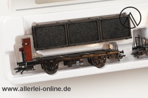 Märklin H0 | 48946 Kohle Behältertragwagen-Set | 3-tlg. Bt10 Güterwagen-Set OVP