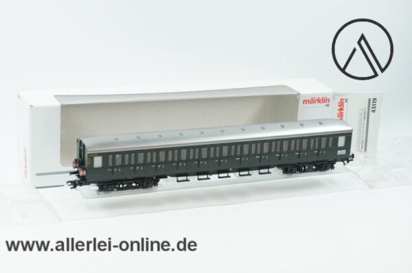 Märklin H0 | 43119 Abteilwagen 3.Klasse mit Schlusslicht | C4i Personenwagen 73-339 Ffm OVP