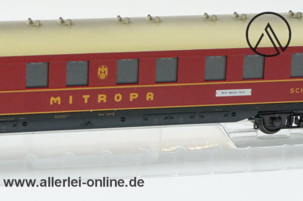 Märklin H0 | 43251 Schlafwagen der DRG | Beleuchtet - Stromführende Kupplungen | WL4ü Mitropa 22079 OVP