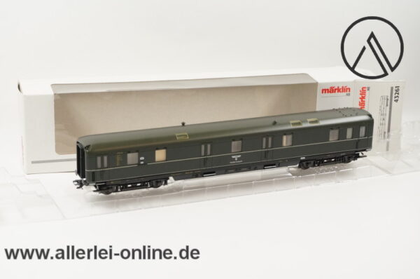 Märklin H0 | 43261 Reichspost Postwagen der DRG | Beleuchtet - Stromführende Kupplungen | Post4ü Wagen mit OVP