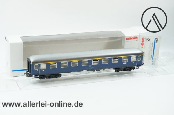 Märklin H0 | 4051 Schnellzugwagen 1.Klasse | mit Innenbeleuchtung | 51-80-10 40-167-8 Aüm 202 OVP